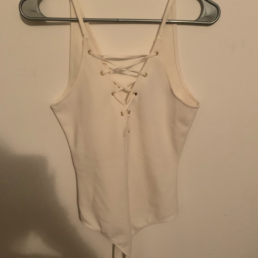 Express lace up bodysuit new